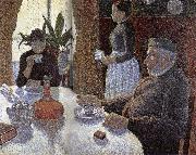 Paul Signac Dinner room oil